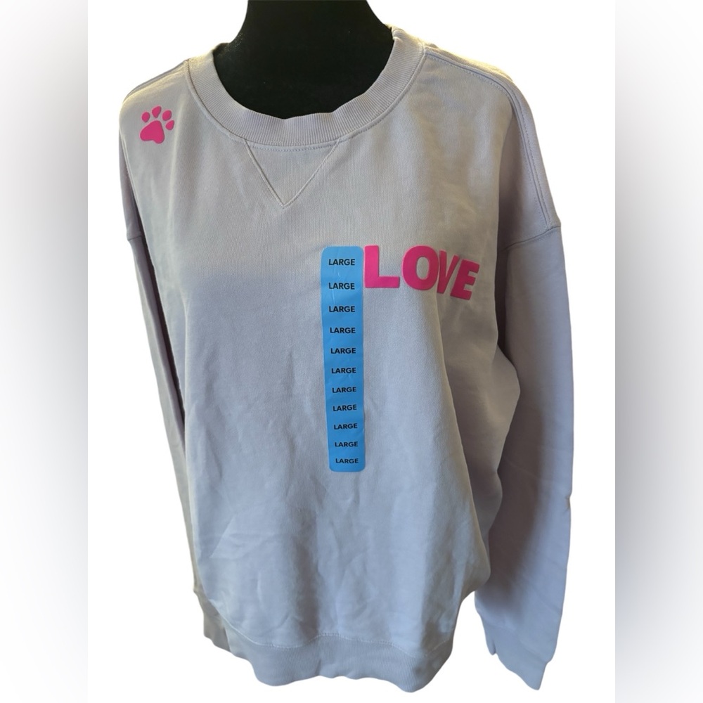 Pink Dog loves me sweatshirt. NWT - Picture 1 of 5